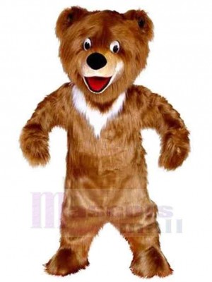 Lightweight Brown Bear Mascot Costume For Adults Mascot Heads