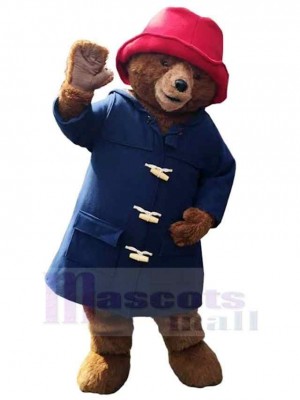 Lovely Paddington Bear Mascot Costume For Adults Mascot Heads