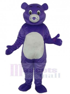 Adorable Purple Bear Mascot Costume For Adults Mascot Heads
