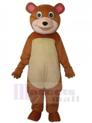 Cute Brown Bear Mascot Costume For Adults Mascot Heads