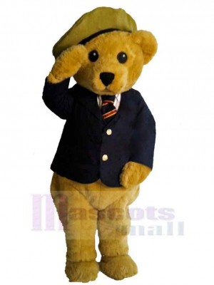 Soldier Bear Mascot Costume For Adults Mascot Heads
