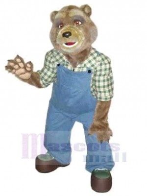 Worker Bear Mascot Costume For Adults Mascot Heads