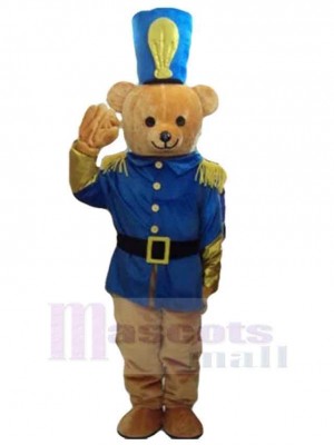 Cool Soldier Bear Mascot Costume For Adults Mascot Heads