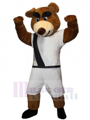 Sport Power Bear Mascot Costume For Adults Mascot Heads