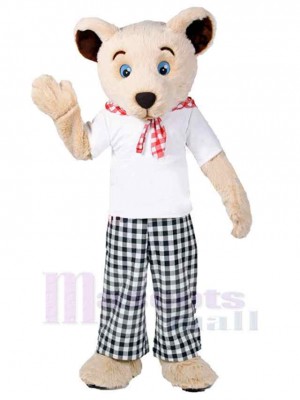 Cute Blue Eyes Bear Mascot Costume For Adults Mascot Heads