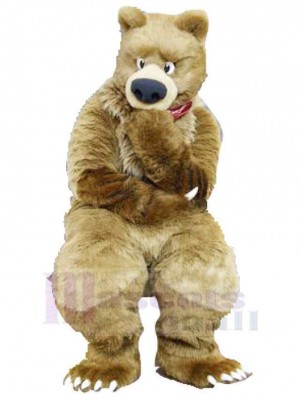 Thinker Bear Mascot Costume For Adults Mascot Heads
