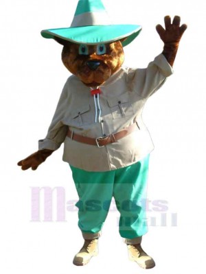 Bear Explorer Mascot Costume Animal