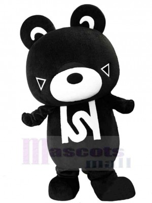 Cartoon Black Bear Mascot Costume Animal