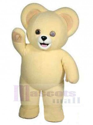 Cream Color Bear Mascot Costume Animal