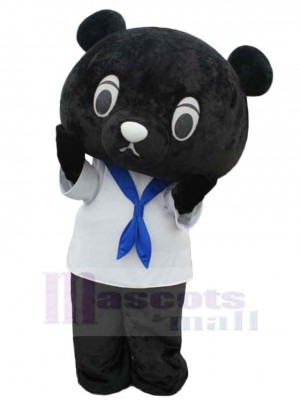 Adorable Black Bear Mascot Costume Animal