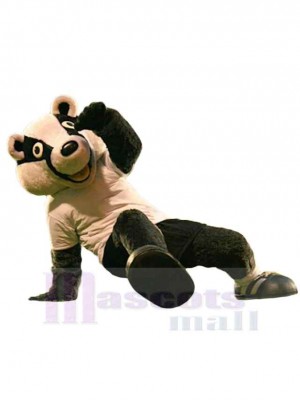 Black and White Bear Mascot Costume Animal