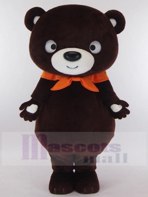 Quiet Brown Bear Mascot Costume Animal