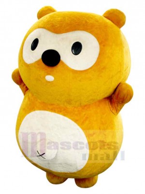 Giant Yellow Bear Mascot Costume Animal