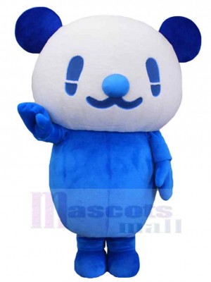 Sweet Blue Panda Mascot Costume Animal