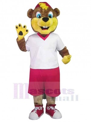 Sports Beaver Mascot Costume Animal
