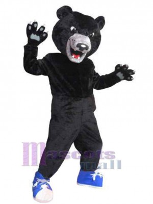 Fierce Black Bear Mascot Costume Animal