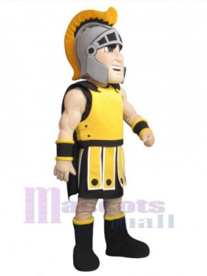 Brave Spartan Mascot Costume People