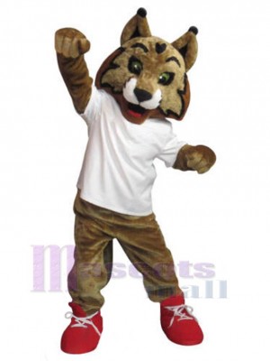 Power Wildcat Mascot Costume Animal