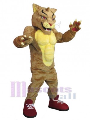 School Cougar Mascot Costume Animal