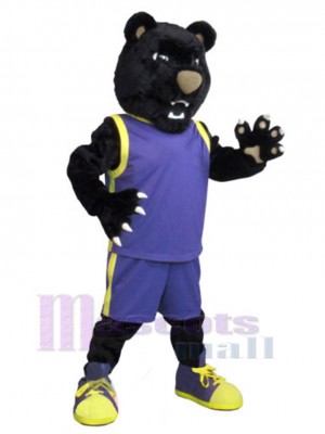 Power Black Bear Mascot Costume Animal