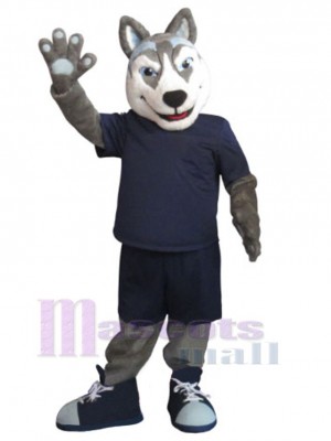 Strong Husky Dog Mascot Costume Animal