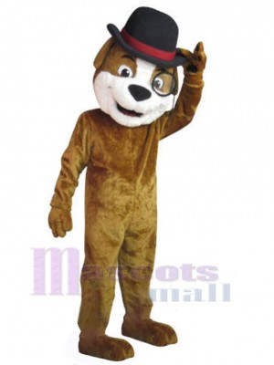 Happy Bulldog Dog Mascot Costume Animal