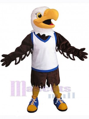 Dark Brown Eagle Mascot Costume Animal