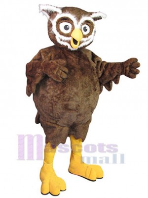 Brown Owl Adult Mascot Costume Animal