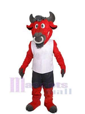 Red Bull Mascot Costume Animal