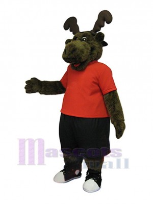 Moose Adult Mascot Costume Animal