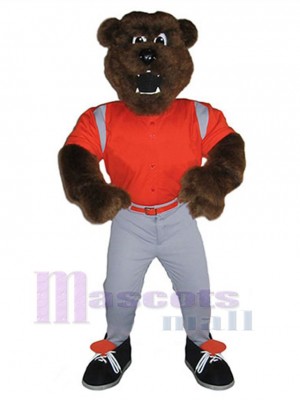 Muscular Bear Mascot Costume Animal
