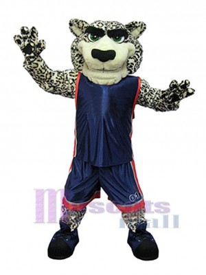 Sporty Jaguar Mascot Costume Animal