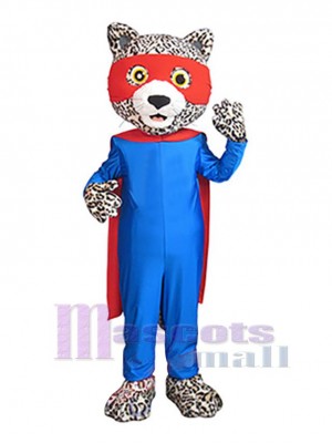 Superhero Jaguar Mascot Costume Animal