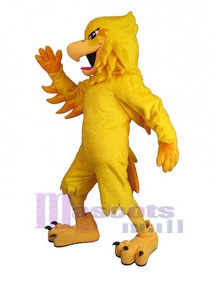 Yellow Phoenix Bird Mascot Costume Animal
