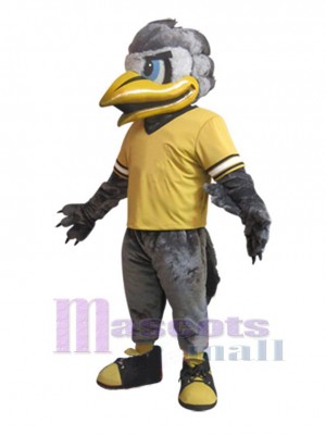 Gray Roadrunner Bird Mascot Costume Animal