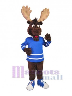 Slim Moose Mascot Costume Animal