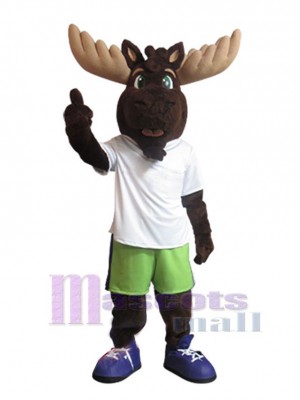 Young Moose Mascot Costume Animal
