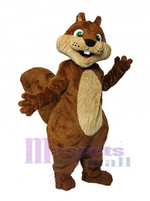 Smart Squirrel Mascot Costume Animal