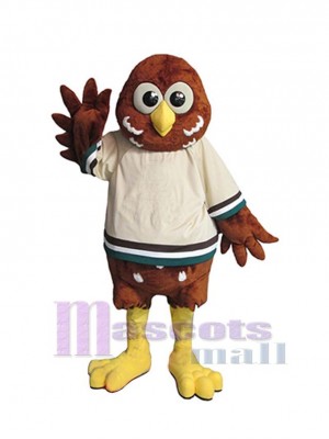 Lovely Brown Owl Mascot Costume Animal