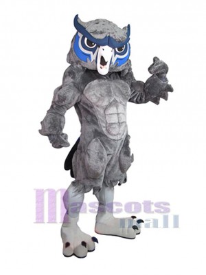 Muscle Owl Mascot Costume Animal