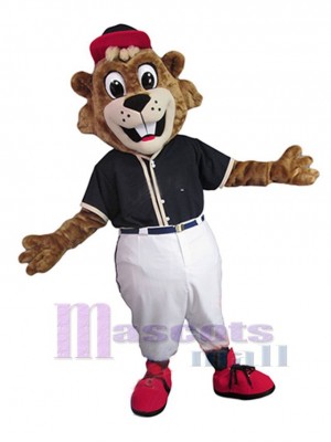Baseball Beaver Mascot Costume Animal
