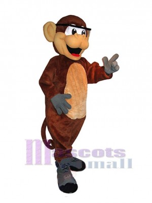 Smart Monkey Mascot Costume Animal