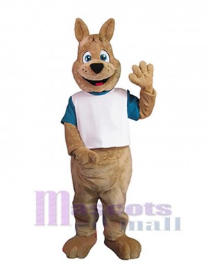 Likable Kangaroo Mascot Costume Animal
