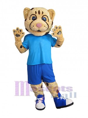 Cheetah mascot costume