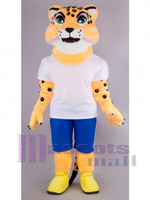 Cheetah mascot costume