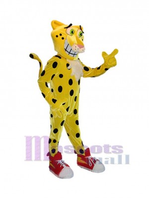 Yellow Leopard Mascot Costume Animal