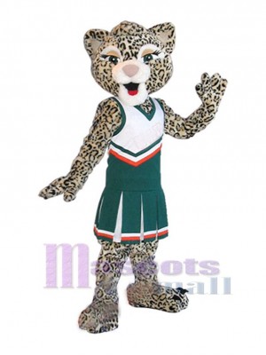 Female Leopard Mascot Costume Animal