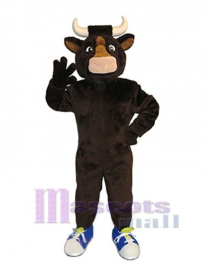 Brown Cow Mascot Costume Animal