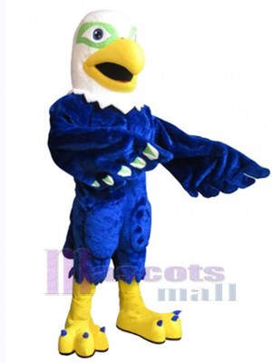 Cool Blue Eagle Mascot Costume Animal