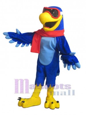 Comical Hawk Mascot Costume Animal